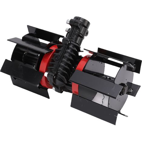 Roue de désherbage de 10 cm en aluminium et fer, à 7 dents, pour labour en profondeur, ameublissement du sol, creusement de tranchées et élimination des mauvaises herbes