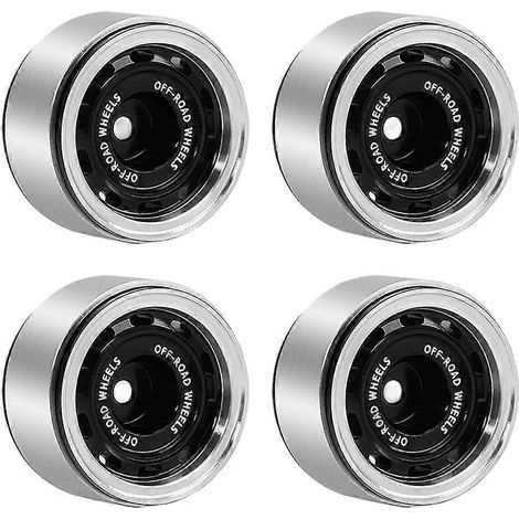 Roues à déport négatif de 0,7 pouce pour voiture RC SCX30 Ascent-32 1/30 - Accessoires de mise à niveau - Noir (1/5)