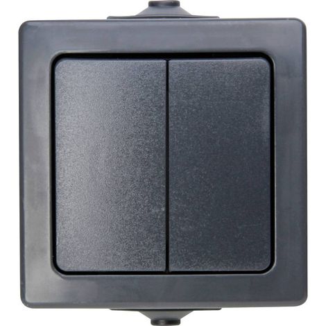 Kopp 565515009 Gamme d'interrupteurs pour pièce humide Nautic anthracite 1 pc(s) A835632
