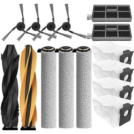 Accessoires pour aspirateur robot Dreame Aqua10 Ultra : brosse principale, lingette, filtre, sac à poussière, pièces de rechange (1/5)