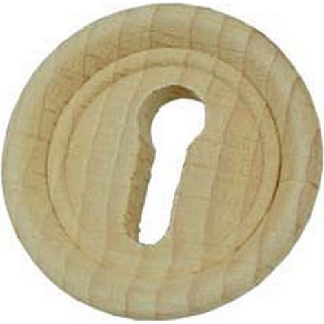 10PZ BOCCHETTE MOBILI LEGNO FAGGIO GREZZO INCASSO  mm34 incasso  mm27