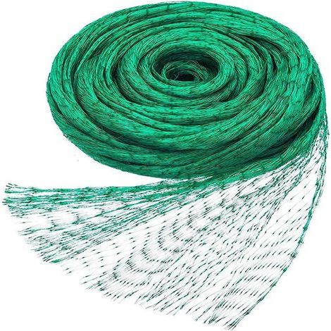 Filet de jardin pour oiseaux pour jardinage extérieur Clôture en maille pour vignoble, fruits, légumes, fleurs, plantes, clôture d'étang réutilisable 4 x 6 m (1/5)