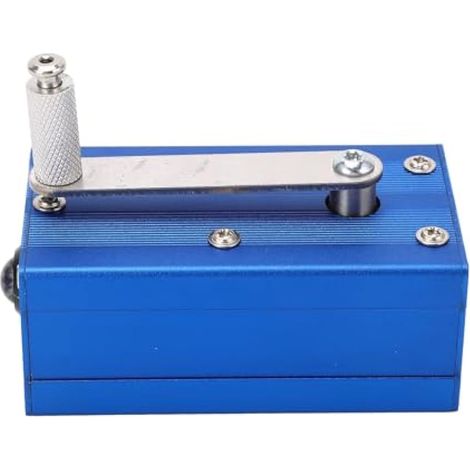 Générateur à manivelle en alliage d'aluminium, chargeur de téléphone rechargeable avec lampe COB pour le camping (1/5)