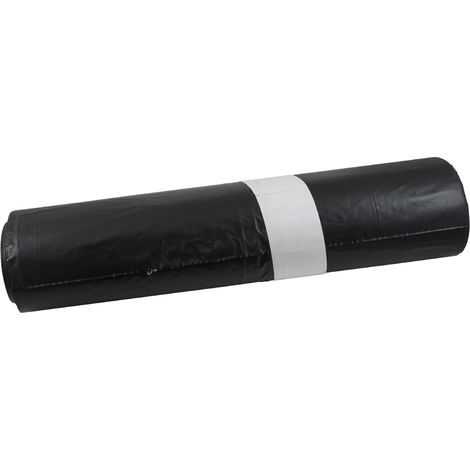 sacs poubelle - 130 litres - 55 mu - rouleau de 25 - agi robur 393228