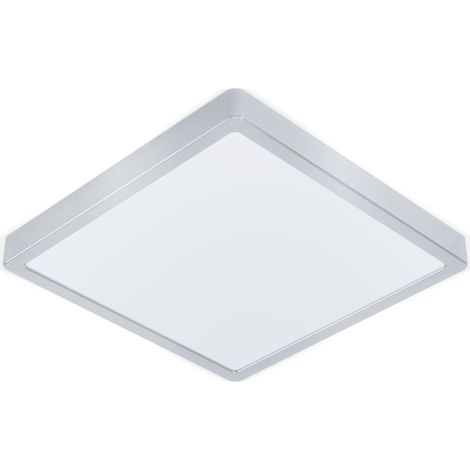 Plafonnier LED Molay, 1 lampe en saillie flamme en acier et plastique (1/5)