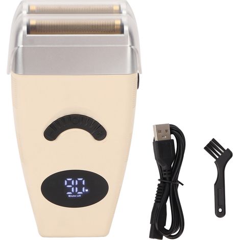 Tondeuse Barbe USB Rechargeable, Imperméable, Flexible et Détachable pour Hommes - Usage Sec/Mou (1/5)