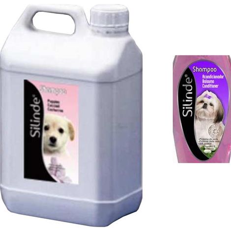 Silinde balsamo per cani 2 in 1 conditioner vitamina e tanica da 5 litri