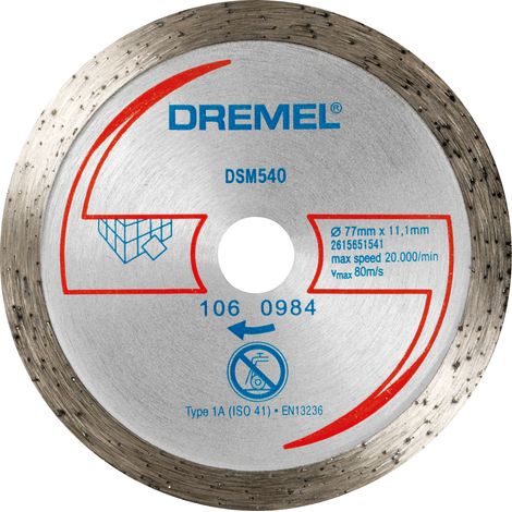 Dremel PRO Cutting DREMEL DSM20 Diamond Tile Cutting Wheel DSM540 2615S540JB