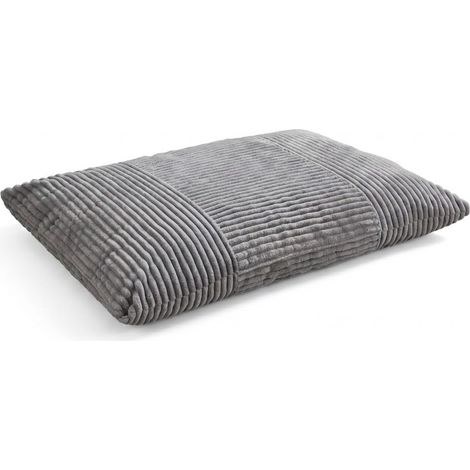 Sitzsack Sessel Convertible 3 Positionen Stuhl Sofa Bett Ohne Montage Corduroy Hellgrau (1/5)