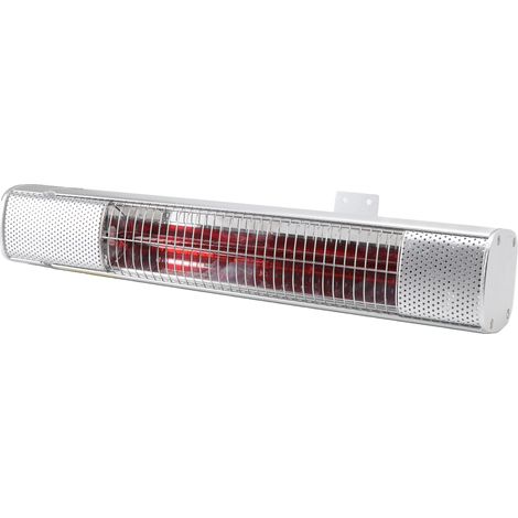 Chauffage d'appoint électrique infrarouge extérieur 1500 W, fixation murale, étanche, pour terrasse, prise UE 220 V (1/5)