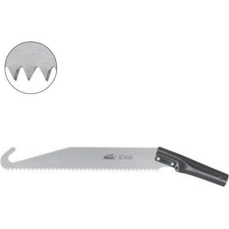 Diamwood Scie à Élaguer Pro avec Denture Alternée - Lame 300 mm - Dimensions 460 mm x 50 mm x 1,2 mm - Épaisseur 1,2 mm - Pas 4 mm - Couleur Argent et Fixation D. 25 mm (1/8)