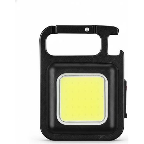 Lampe De Porte-Clés - Carrée - Magnétique - Éclairage D'Urgence - Portable Extérieur - 1 Pièce (1/3)