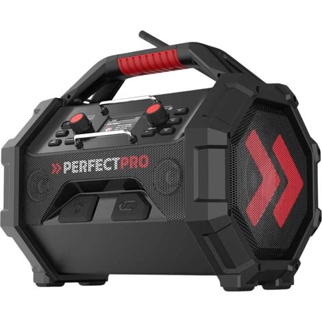 [NEUWERTIG] Baustellenradio PERFECTPRO 18V PerfectPro FM RDS / DAB+ - AUX - Bluetooth ROCKTAGON (ohne Akku) (1/5)