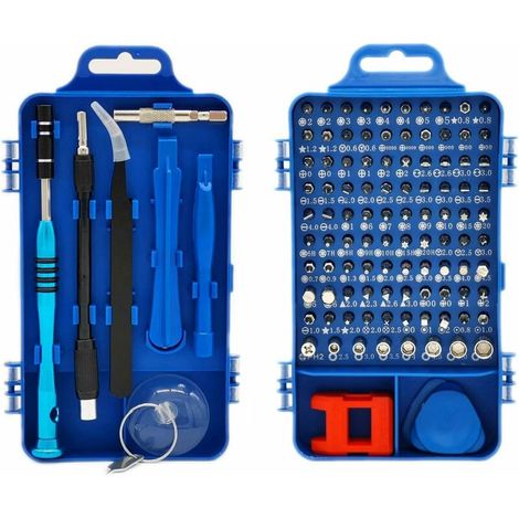 Screwdriver Set, 110 in 1 Precision Tool Set, Magnetic Fine Repair Set, Model Making Screwdriver Repair Tool Kit, Cell Phone, iPhone, iPad, Tablet, PC, Watch, Camera (1/5)