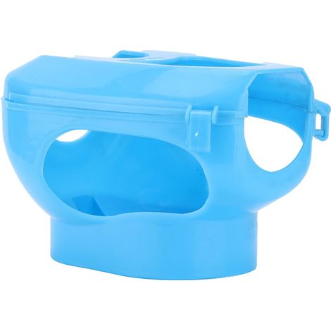Support en Plastique pour Médicaments et Nourriture, Porte-Gourde pour Jeunes Pigeons de Course Bleu (1/5)