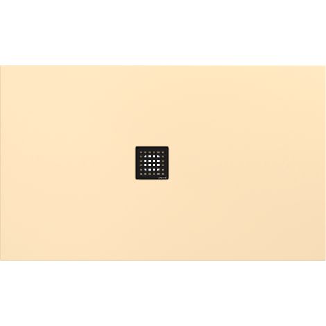 Receveur de douche FLEXIA en marbre coulé 150x90cm, découpable selon vos demandes, beige mat (1/4)