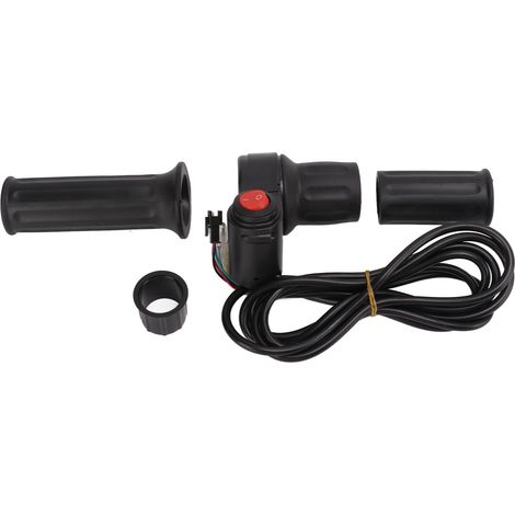 Gasgriff für Elektrofahrräder 12V-99V, robust und umkehrbar, für geteilte Lenker (1/5)