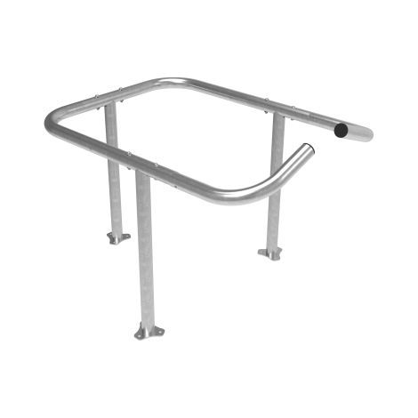 Arceau pour conteneur 2 roues Korok 80l/120l/240l/340l - acier galvanisé (1/3)