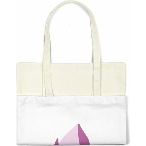 Sac shopping tote bag Bonamaison en coton 34x40 cm - anses 30 cm, réutilisable et compact, 100 g (1/4)