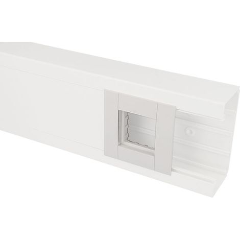 Adaptateur Quadro 45 pour goulotte Efapel 90 et 110 x 50 mm