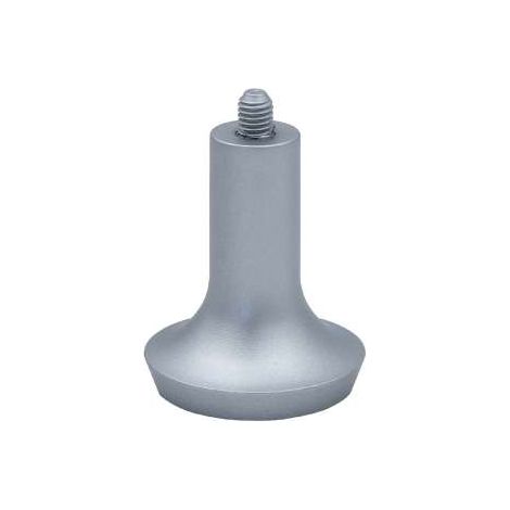Piedino Plastica Grigia Con Vite M8 Mm.50X62