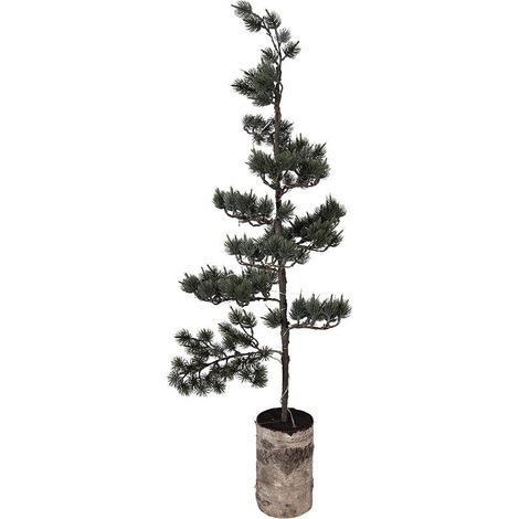 Mini Sapin de Noël Artificiel Lumineux LED Décoration Intérieure Bois Vert 35x35x100 cm - PANGIVO (1/3)