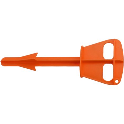 Outil de retrait anal en plastique pour chasseurs, outil de retrait anal pour cerfs et gros bétail, orange (1/5)