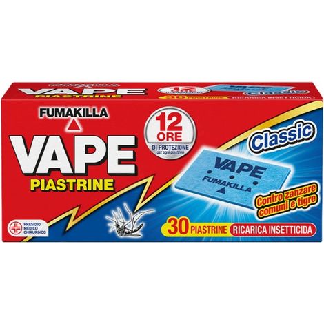 ANTIZANZARE PIASTRINE RICARICA cf da 30 piastrine - classiche - VAPE (1/5)