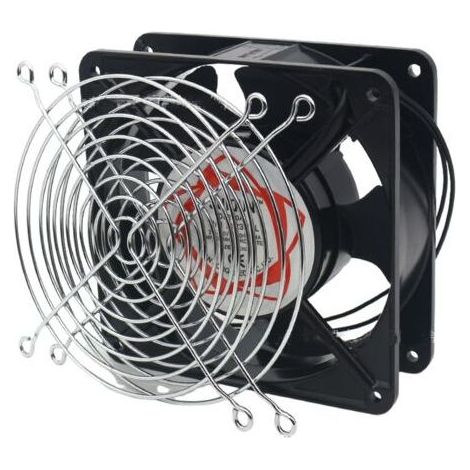 Ventilateur axial haute température 120 x 120 x 38 mm – Silencieux – Compatible avec poêles et chaudières à bois – Économie d'énergie jusqu'à 30% (1/5)