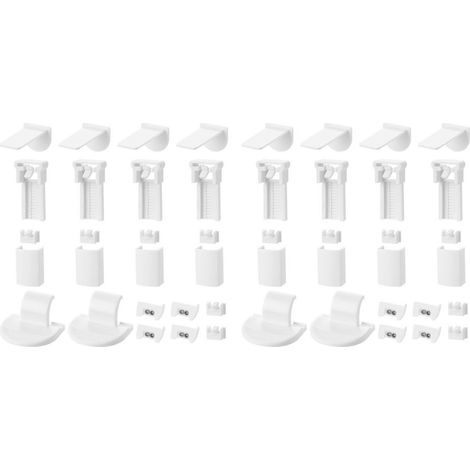 2 Sets Blinds Mounting Brackets Firmly Fixing Window Blind Brackets Accessories for Replace Repair (1/5)