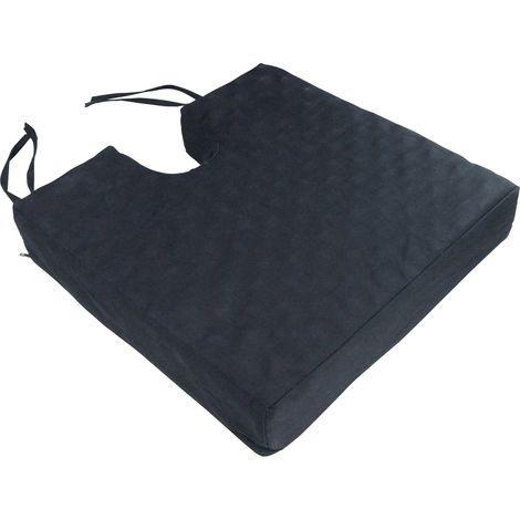 Coussin Orthopédique Anti-Compression Coccyx - Marque Aidapt VM974AB (1/2)