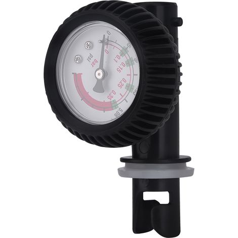 Manomètre pour bateau gonflable, testeur de pression pour kayak, raft ou canot pneumatique noir (1/5)