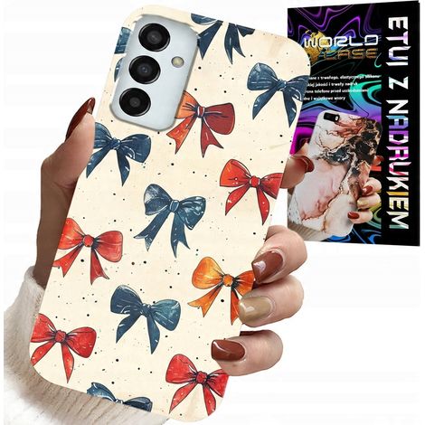 Custodia per Samsung Galaxy M13 4G - nastri colorati, motivi alla moda (1/5)