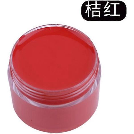 Crème de teinture et de réparation pour cuir, raviveur de couleur pour sacs, chaussures, canapés, vestes, masquant les rayures et restaurant le cuir véritable. Couleur : Rouge orangé