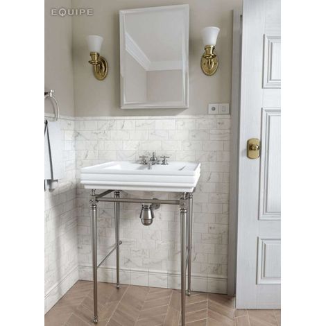 Aelle - Carrelage mur effet marbre blanc mate 7,5x15 cm CARRARA - Vendu par boîte de 0,50 m² (1/3)