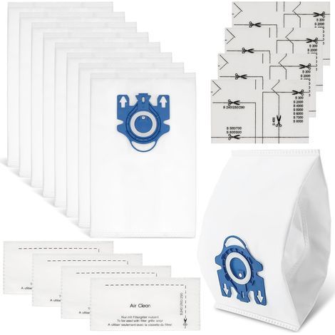8 sacs poussière compatibles Miele GN S2 S5 S8 Complete C2/C3 (1/4)