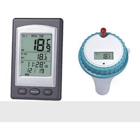 Thermomètre Flottants The-rmometer Piscine sans fil The-rmometer Eau Thermomètre Compteur d'eau (1/4)