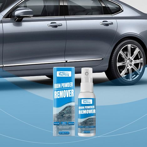 Car Iron Powder Remover, Rust Inhibitor, Rust Remover, and Stain Remover Spray -- 30ml
