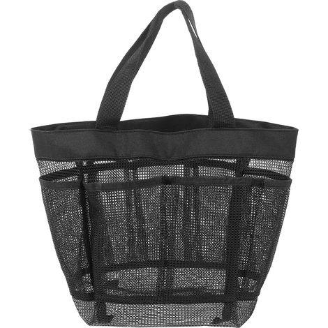 de douche portable en filet noir à 8 compartiments (1/5)