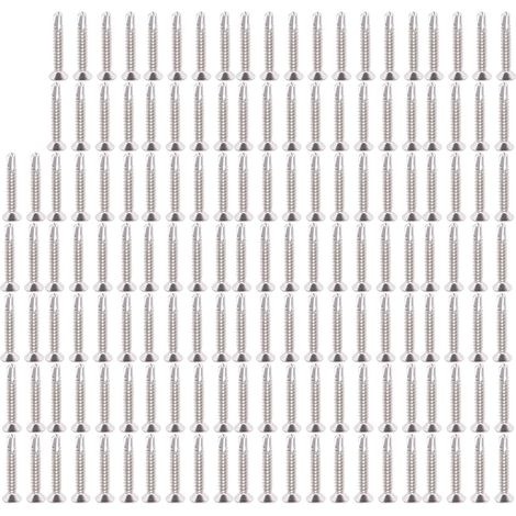 150 vis à tête fraisée cruciforme en acier inoxydable 304, diamètre nominal 32 mm, M4.8-16 (1/5)