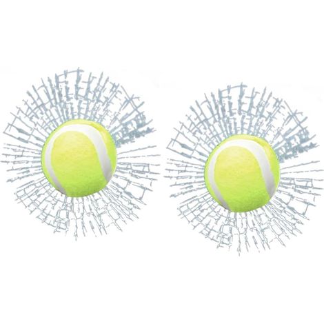 Car Stickers Green Ball Design Non Fading Adhesive Ideal for