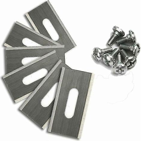 Lot de 30 lames de coupe pour tondeuse Husqvarna, double lame affûtée en acier inoxydable 36,5 x 18,5 x 0,65 mm (1/4)