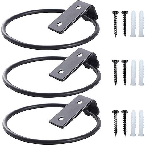 Set mit 3 faltbaren Metall-Wandhalterungen für Blumentöpfe, für Haus und Garten. (1/5)