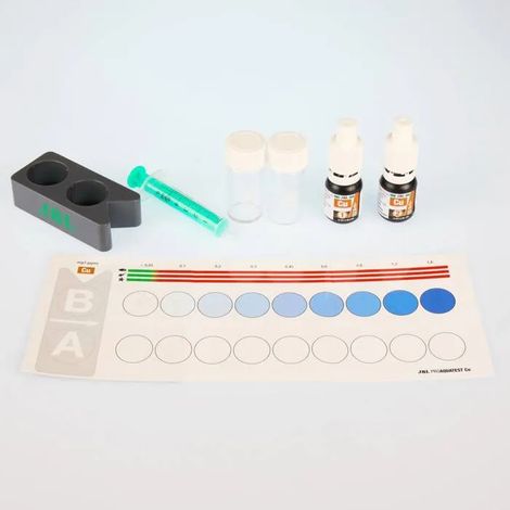 Kit prueba agua acuario JBL cu test 50 mediciones