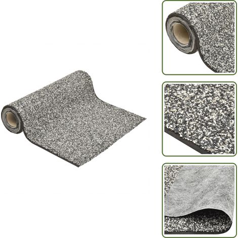 Revêtement de pierre gris 300x60 cm - Revêtement De Pierre - Décoration De Jardin - Étang Artificiel - Liner D'étang - Accessoires D'étang (1/5)