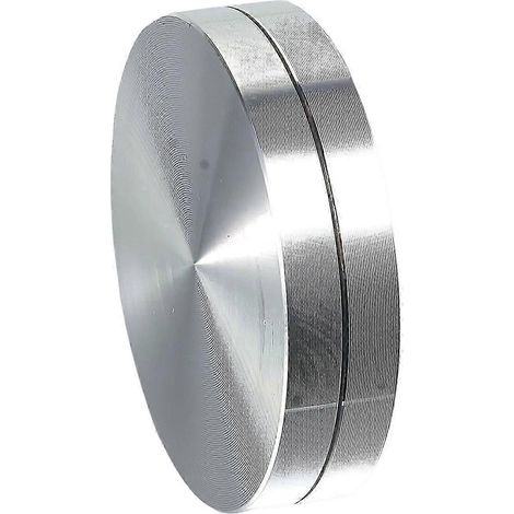Plateau tournant à roulement à billes en céramique et aluminium rond pour présentoir à gâteaux, accessoire pour outils et outils.-8cmx1.6cm