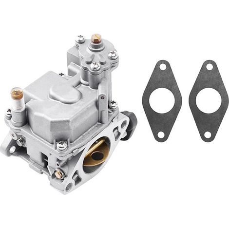 Passend für Außenbordmotor 66M-14301-12 Vergaser mit Dichtung (2 Stück) 66M-13646-00 Passend für 4-Takt 15 PS F15