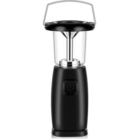 La chasse, Lampe solaire à dynamo manuelle à 6 LED / lanterne / Lampe idéale pour le camping (1/5)