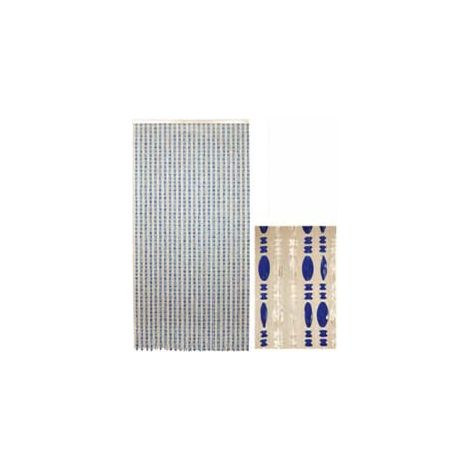 TENDA ANTI MOSCHE CORALLO BLUCRISTALLO  96 fili cm.120x230h.    VETTE