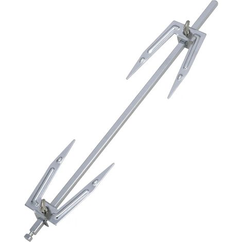 Fourchette à poulet rôti de 28 cm (11 pouces) pour barbecue, gril (1/5)